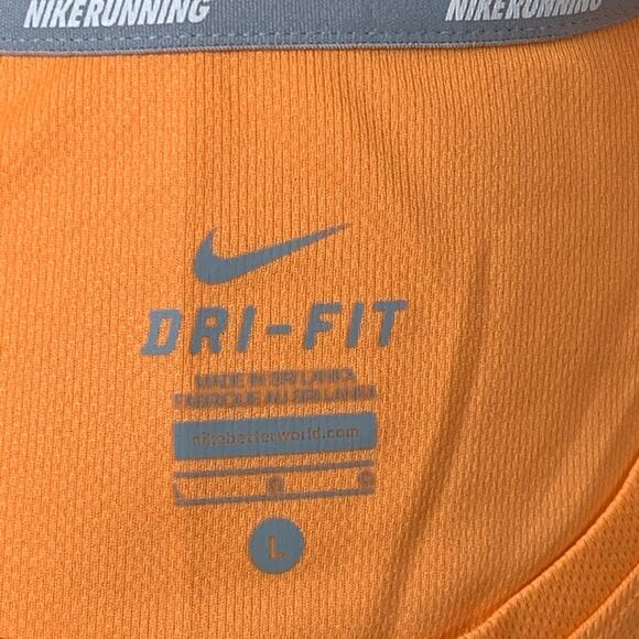 Nike Running Dri-FIT Challenger T-shirt Orange Pink Bundle Large - Picture 14 of 16